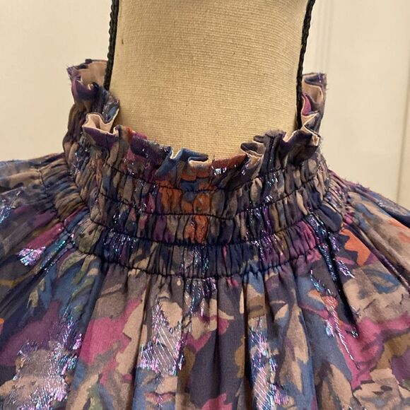 Rebecca Taylor 100% silk blouse, size 0 - Picture 5 of 11